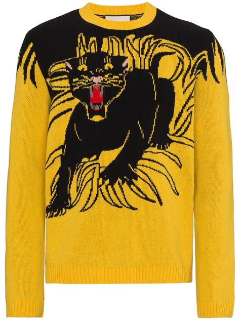 gucci angry panther sweater|gucci handbags.